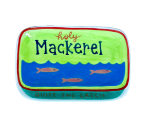 West Tucson Color Me Mine Mackerel Appetizer Plate