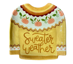 West Tucson Color Me Mine Sweater Weather Plate